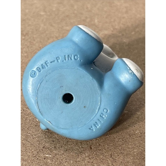 Fisher Price Loving Family Dollhouse Vintage 1993 Blue Teddy Bear Toy 1.5" - Picture 6 of 6